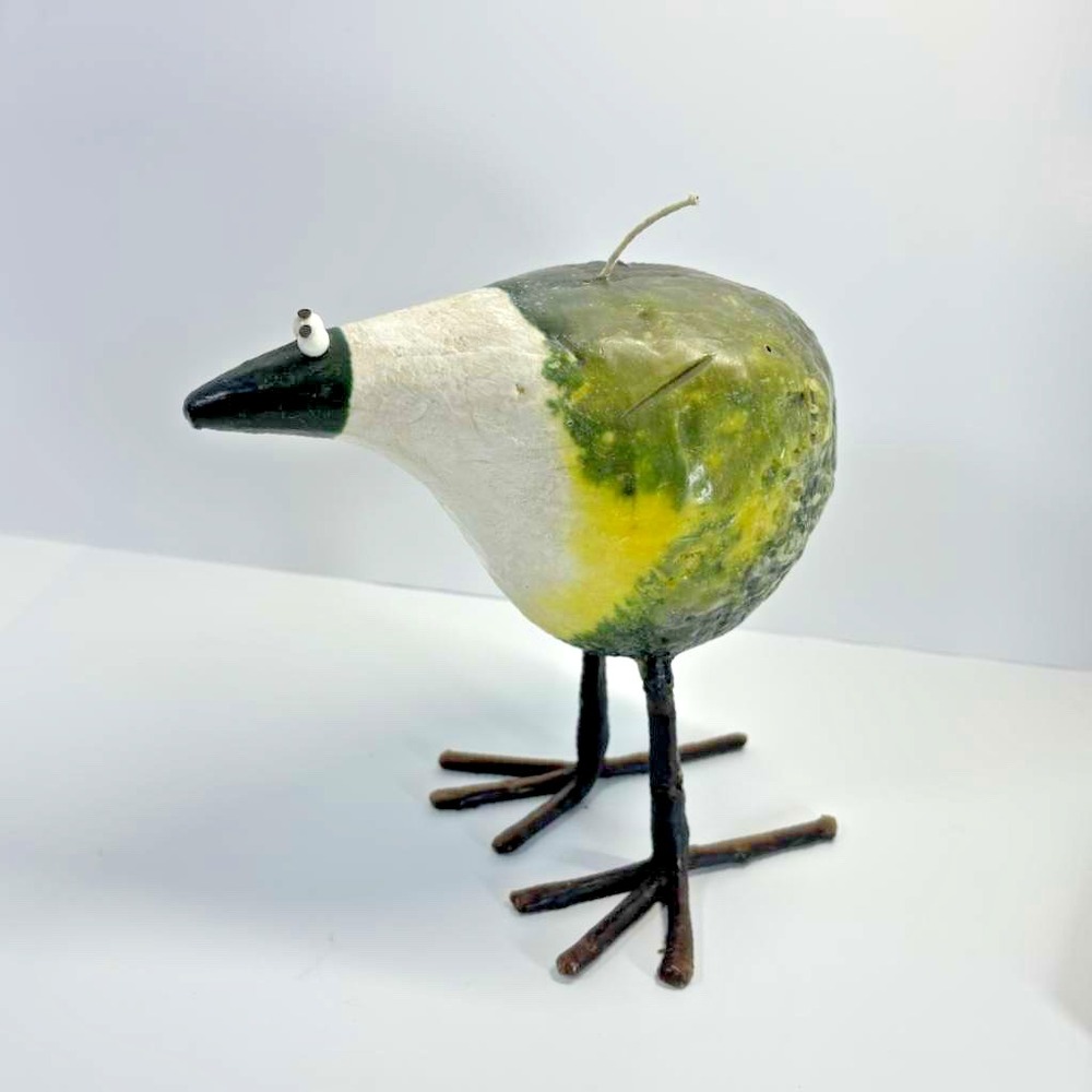 Candle Creations Funky Bird Candle 1970's Retro Whimsical Decor Unused RARE VTG